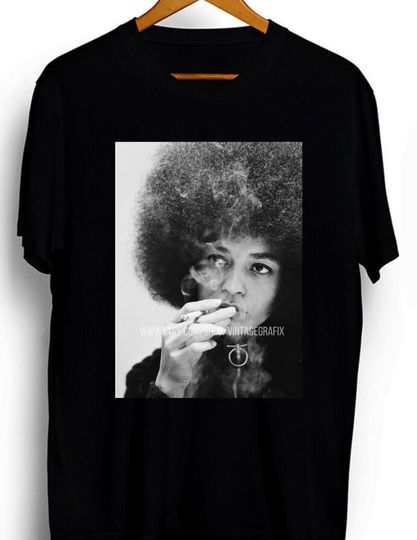 Discover Angela Davis T-Shirt / Vintage Shirt