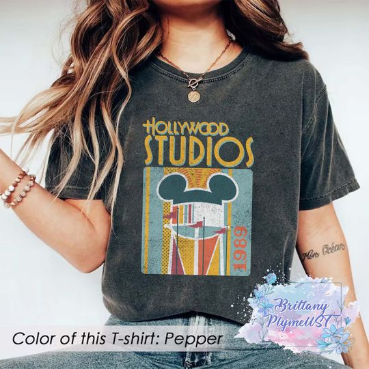 Vintage Disney Hollywood Studios Shirt, Tower of Terror t-shirt, Disney Shirt