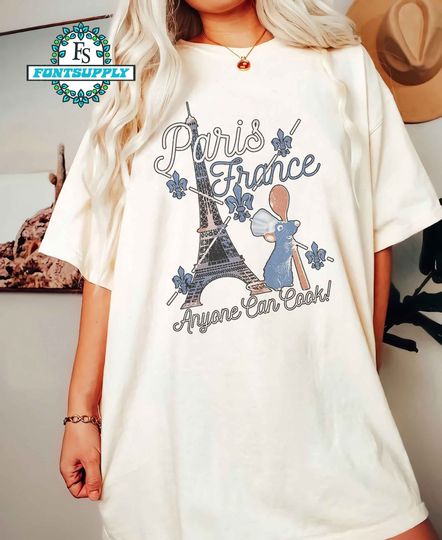 Ratatouille Shirt, Disney Shirt, Anyone Can Cook Shirt