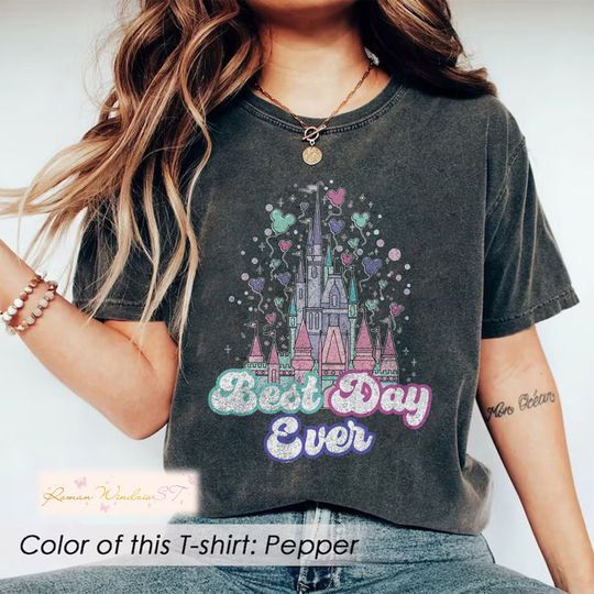 Disney Castle Best Day Ever Shirt, Disney Family Trip Shirts