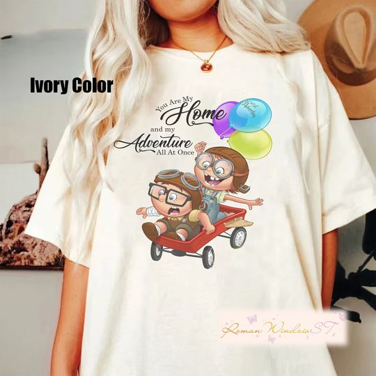 Carl and Ellie Shirt, Pixar up Shirt, Up Movie Shirt