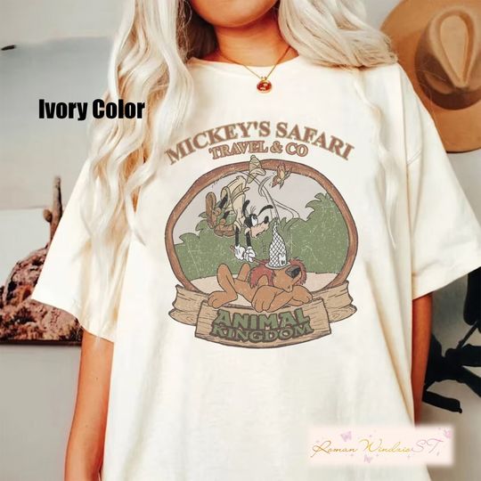 Retro Disney Animal Kingdom Shirt, Disney Shirt, Mickey Safari Shirt