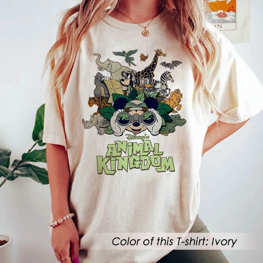 Disney Animal Kingdom Shirt, Disney Mickey safari mode Shirt
