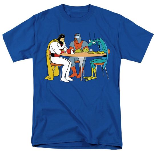 Space Ghost Brak and Zorak Royal Blue Shirts