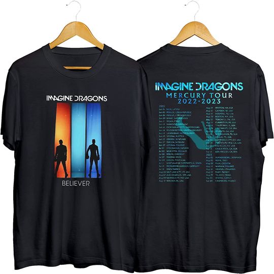 Imagine dragons world tour 2023 shirts