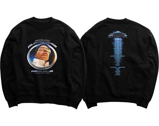 Rauw Alejandro Sweatshirt, Saturno World Tour 2023 Rauw Alejandro Tour 2023