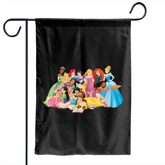 Disney Princess Garden Flags, Retro Princess Disney Princess Character