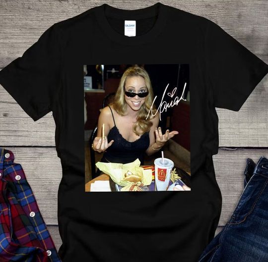 Discover Mariah Carey Mcdonalds Shirt, Mariah Carey Mcdonald's Merch T Shirt