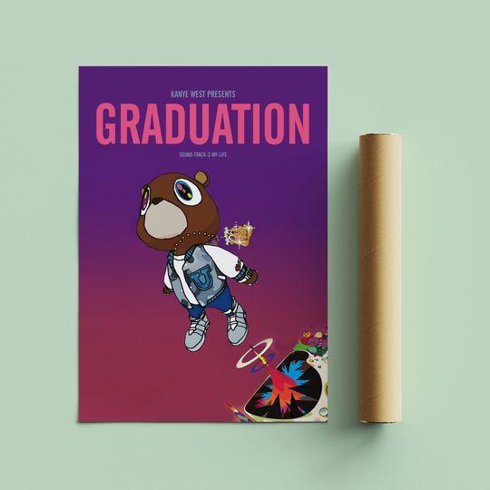 Kanye West Poster Graduation Album Poster Kanye West Fan Gifts Donda Poster Kanye West