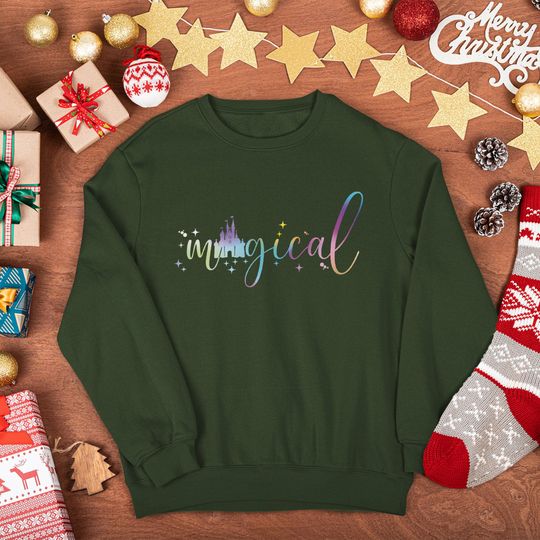 Disney Sweatshirt, Disney Castle Sweatshirt Magic Kingdom, Disneyland Sweatshirt