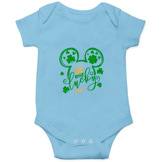 One Lucky Mom Onesies, Disney Mom Onesies, Disney St Patricks Day Onesies