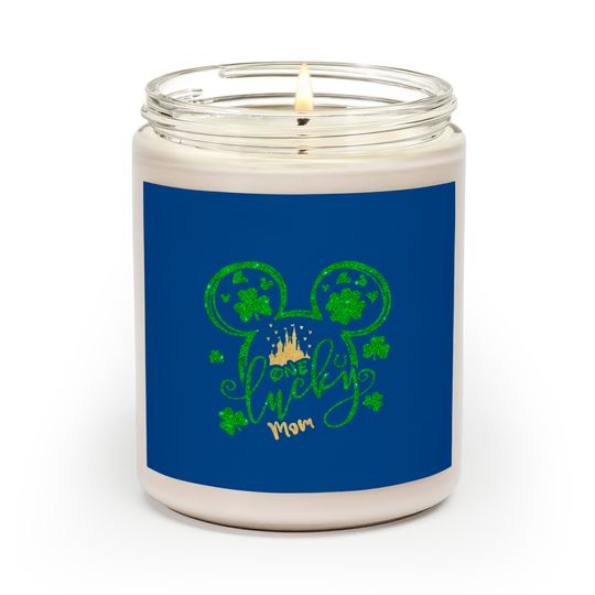 One Lucky Mom Scented Candles, Disney Mom Scented Candles, Disney St Patricks Day Scented Candles