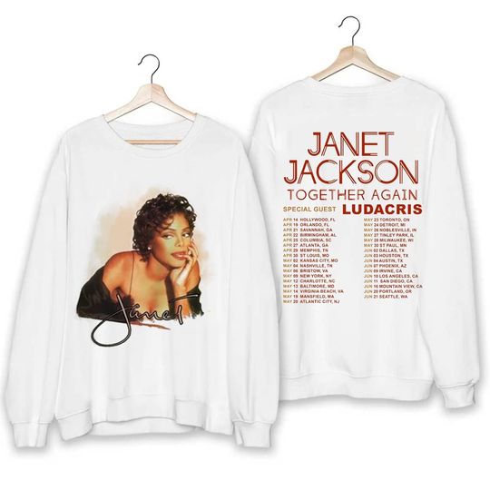 Janet Jackson Shirt Together Again Shirt, Janet Jackson Tour 2023 Sweatshirt
