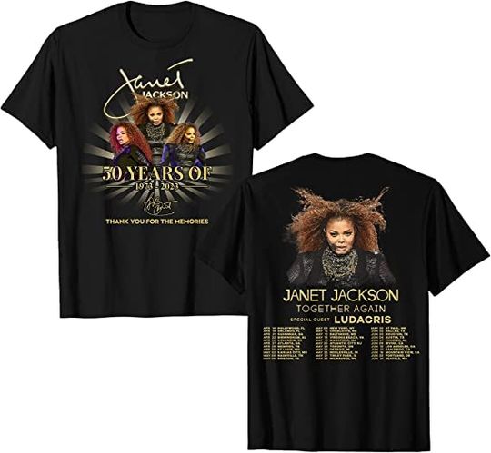 Janet Jackson Together Again Tour 2023 Shirt, Janet Jackson 2023 Shirt