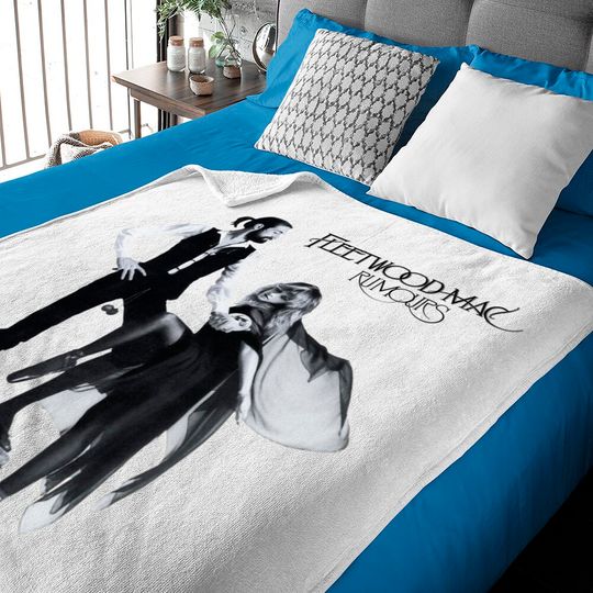 Fleetwood Mac Baby Blankets For Women, Vintage Floral Retro Band Graphic Baby Blankets