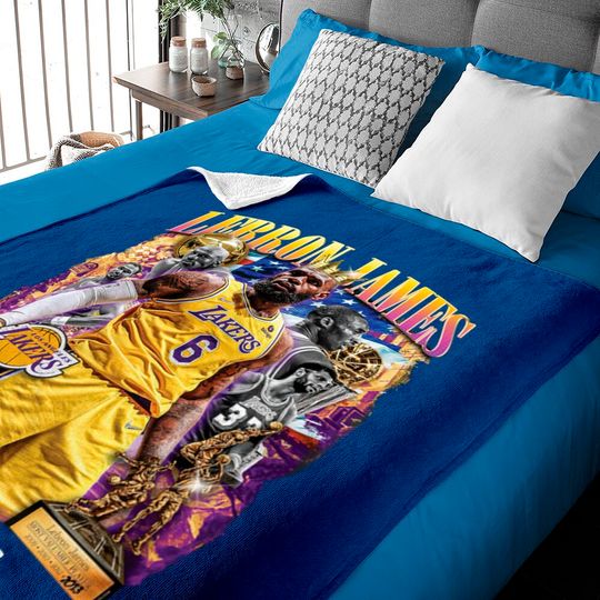 All Time Leading Scorer Lebron James Baby Blankets