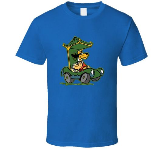 Hong Kong Phooey & Spot The Cat In The Phooeymobile Retro Classic Cartoon T Shirt