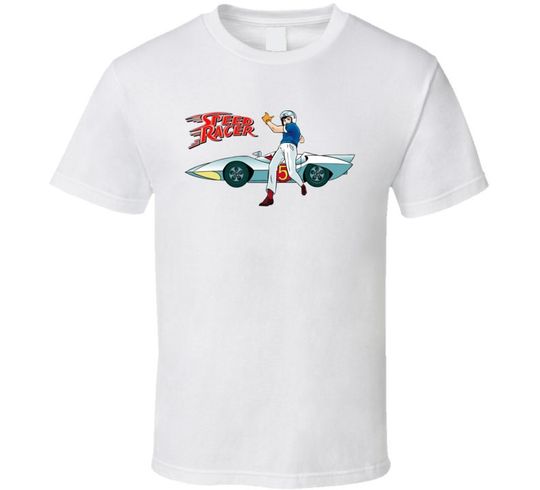 Vintage Classic Retro Cartoon Anime Speed Racer Meteoro T-shirt