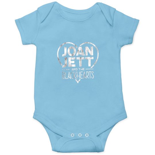 Joan Jett Blackhearts Logo Onesies