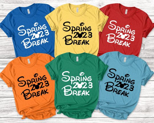 Disney 2023 Spring Break Squad Shirt/ Disney Family Shirt Disneyland Shirt