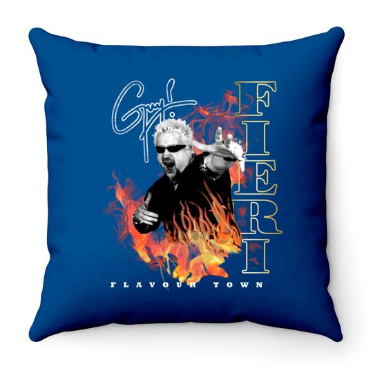 Guy Fieri Flavor Town Throw Pillows