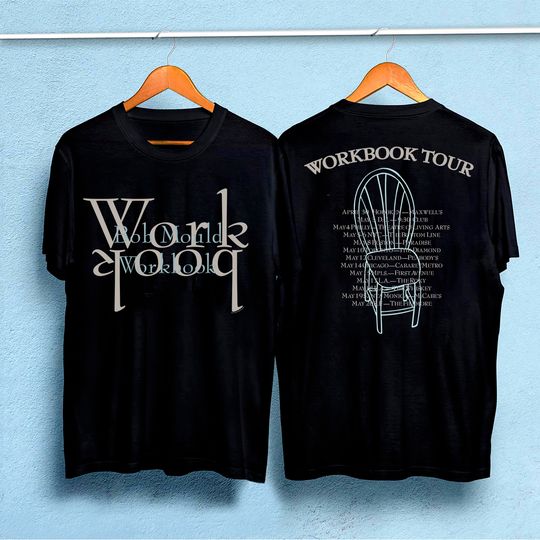 Vintage 80's Bob Mould Workbook 1989 Tour Husker Du Sugar Concert T Shirt