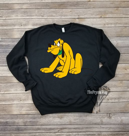 Angry Pluto Sweatshirt,Disney Pluto Shirt,Animal Kingdom,Disney Characters