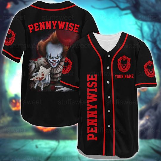 Pennywise Baseball Shirt, Pennywise Jersey