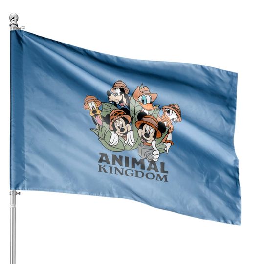 Disney Animal Kingdom House Flags, Disney Ears House Flags