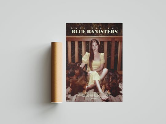Lana Del Rey 'Blue Banisters' Album Poster