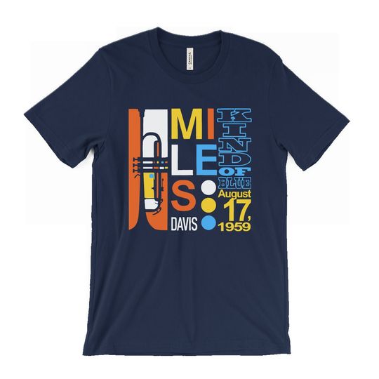 Miles Davis Kind Of Blue t-shirt - John Coltrane - Blue Note Records