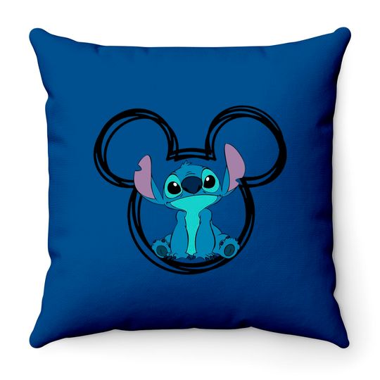 Disney Ears Stitch Throw Pillows, Sweatshirt, Hoodie, Disney Stitch Throw Pillows