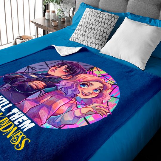 Wednesday Enid Baby Blankets, Addams Family TV Series Movie Jenna Ortega Baby Blankets