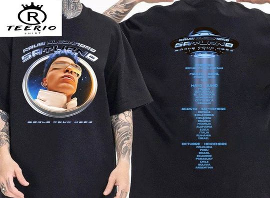 Rauw Alejandro shirt, Saturno 2023 World Tour, Rauw Fan Shirt, De Ti,Rauw 2023 Tour