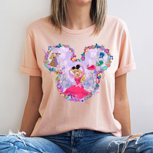 Disney Princess Aurora Shirt, Cute Princess Shirts