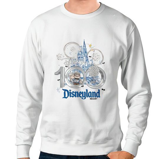 Disney 100 Years of Wonder Sweatshirts, Carl and Ellie Sweatshirts, 100 Years of Magic Sweatshirts