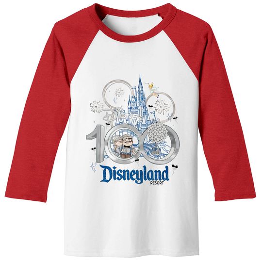 Disney 100 Years of Wonder Baseball Tees, Carl and Ellie Baseball Tees, 100 Years of Magic Baseball Tees