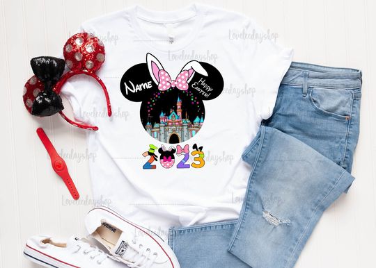 Disney Easter Shirt, Disney Bunny Easter shirt, Disney Easter matching shirts