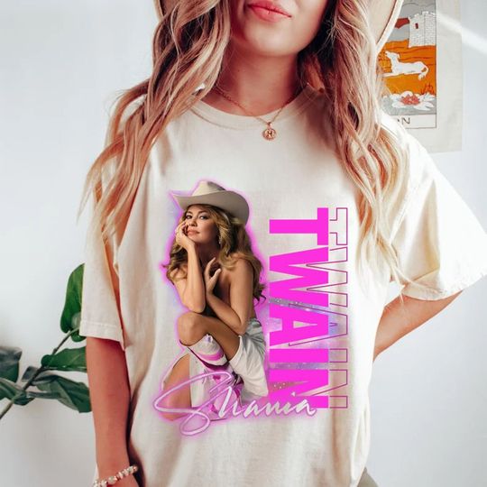 Shania Twain Tour 2023 Shirt, Retro Shania Twain signature Shirt, Shania Twain shirt