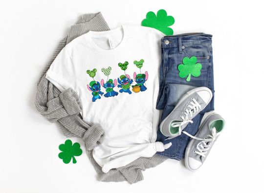 Stitch St Patricks Day Shirt, St Patricks Day Shirt,Disney Stitch St Patricks Day Shirt