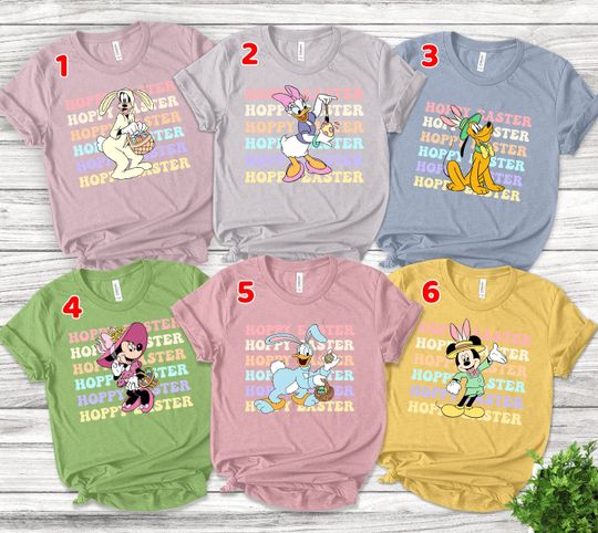 Disney Easter Shirt 2023/ Mickey and Friends Bunny Ear Shirt/ Disney Bunny Shirt