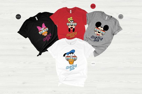 Best Day Ever Disney Characters Shirt, Minnie Mickey Donald Duck