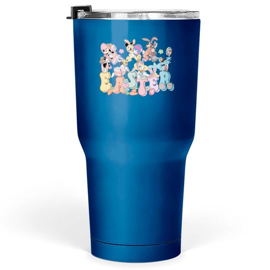 Retro Disney Easter Tumblers 30 oz, Mickey Easter Tumblers 30 oz