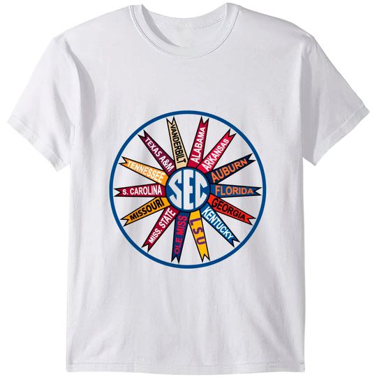 Southeastern Conference Team T-Shirts