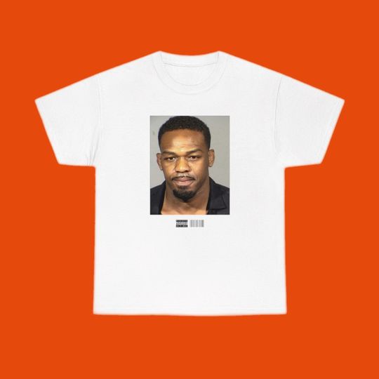 Jon Jones Mugshot Shirt, Jon Bones Jones, MMA T-Shirt, MMA Fan Gift