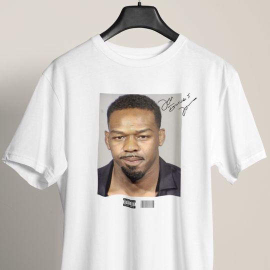 Jon Bones Jones Mugshot Tee // UFC Champ // Funny Jon Jones Shirt // Jon Jones Fight