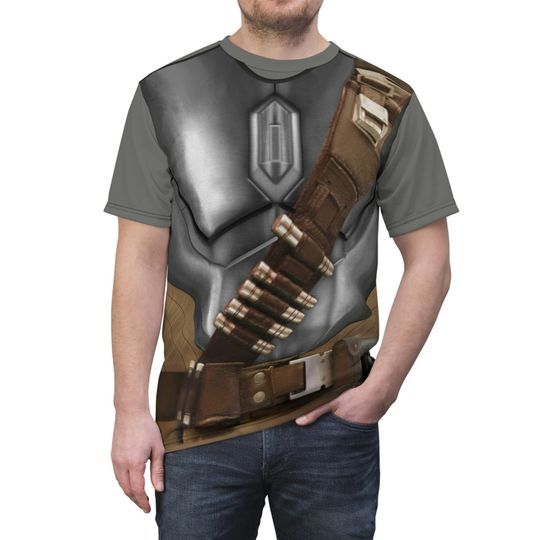 Steel Mandalorian Armor Costume Cosplay Shirt