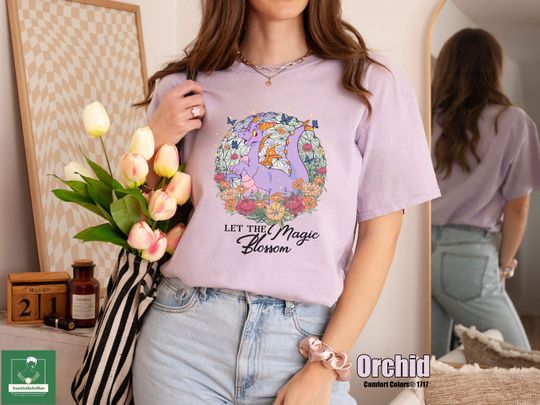 Let The Magic Blossom Shirt, Disney Epcot flower and Garden Festival T-Shirt
