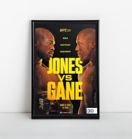 UFC 285 Fight Poster | Jon Jones vs Ciryl Gane