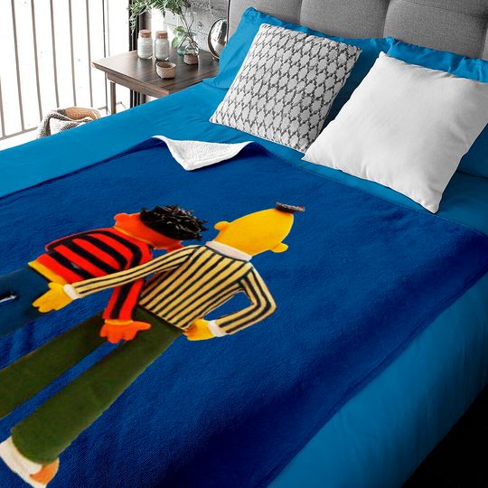 Real Love Bert And Ernie Baby Blankets